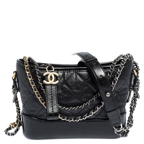 chanel gabrielle bag small black|chanel gabrielle bag luxefront.